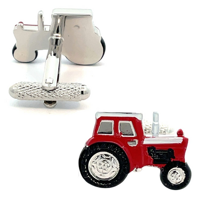 Red Tractor Cufflinks