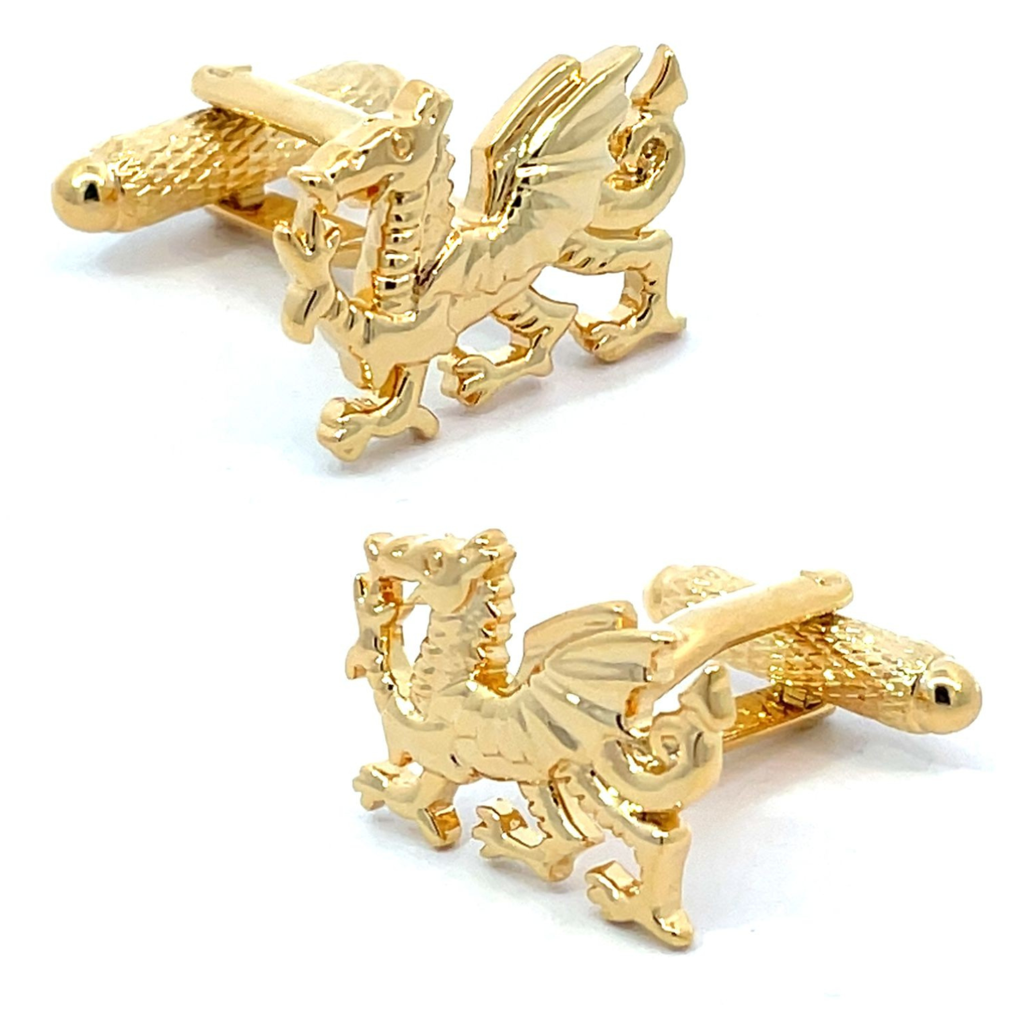 The Golden Dragon Passant Cufflinks