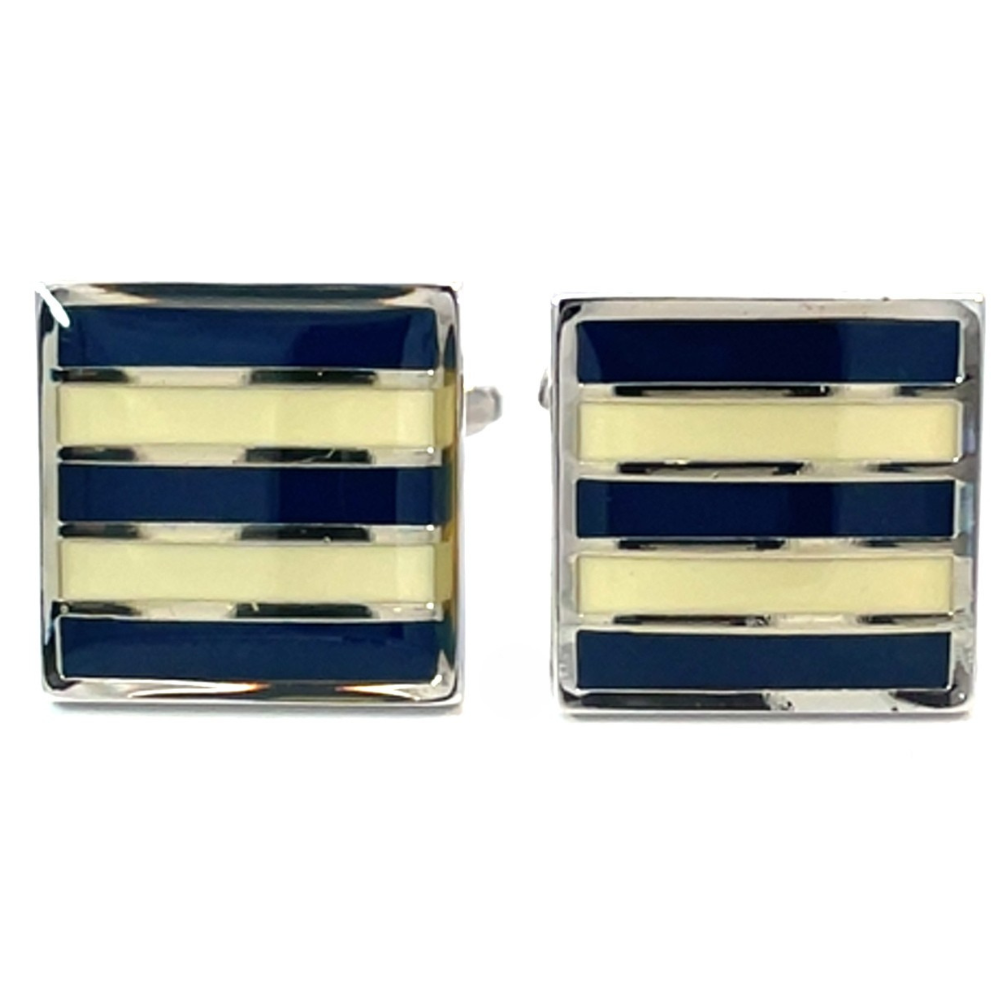 Colour Geelong Cats AFL Cufflinks