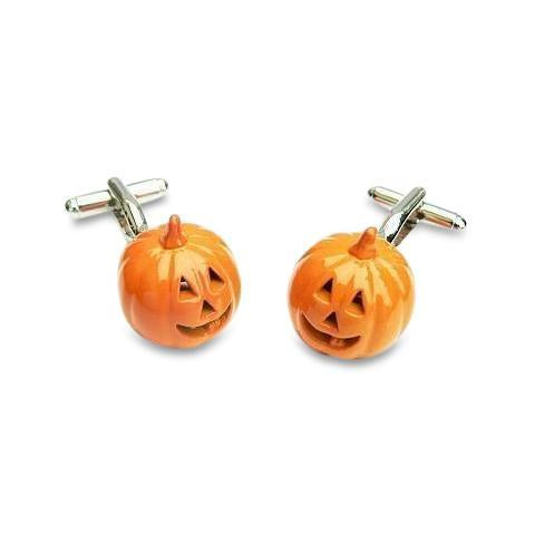 Jack O Lantern Pumpkin Cufflinks