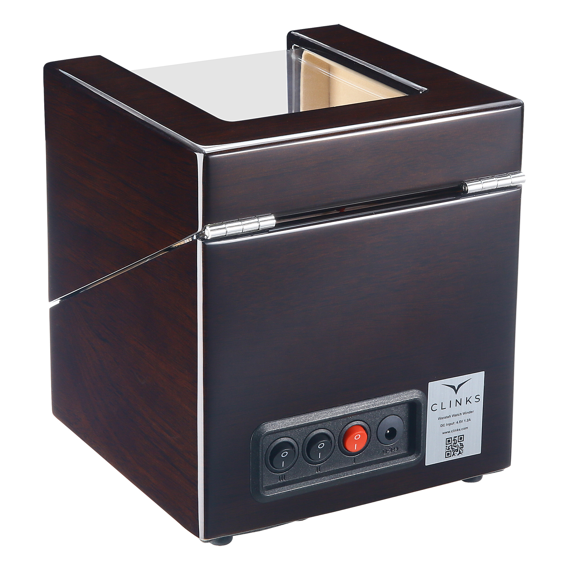 Seconds - Waratah Watch Winder Box for 1 Watch in Mahogany (P)