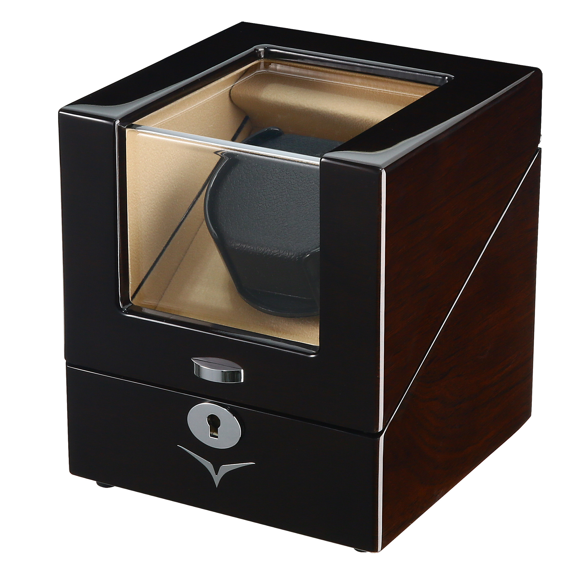 Seconds - Waratah Watch Winder Box for 1 Watch in Mahogany (P)