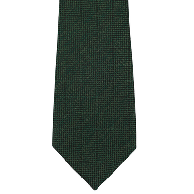 Dot Textured Fren Green Tie