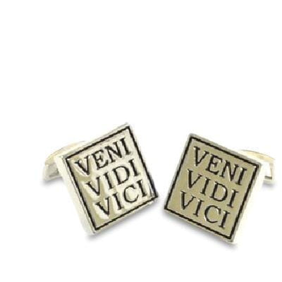 Latin Slogan: VENI VIDI VICI ("I came, I saw, I conquered")