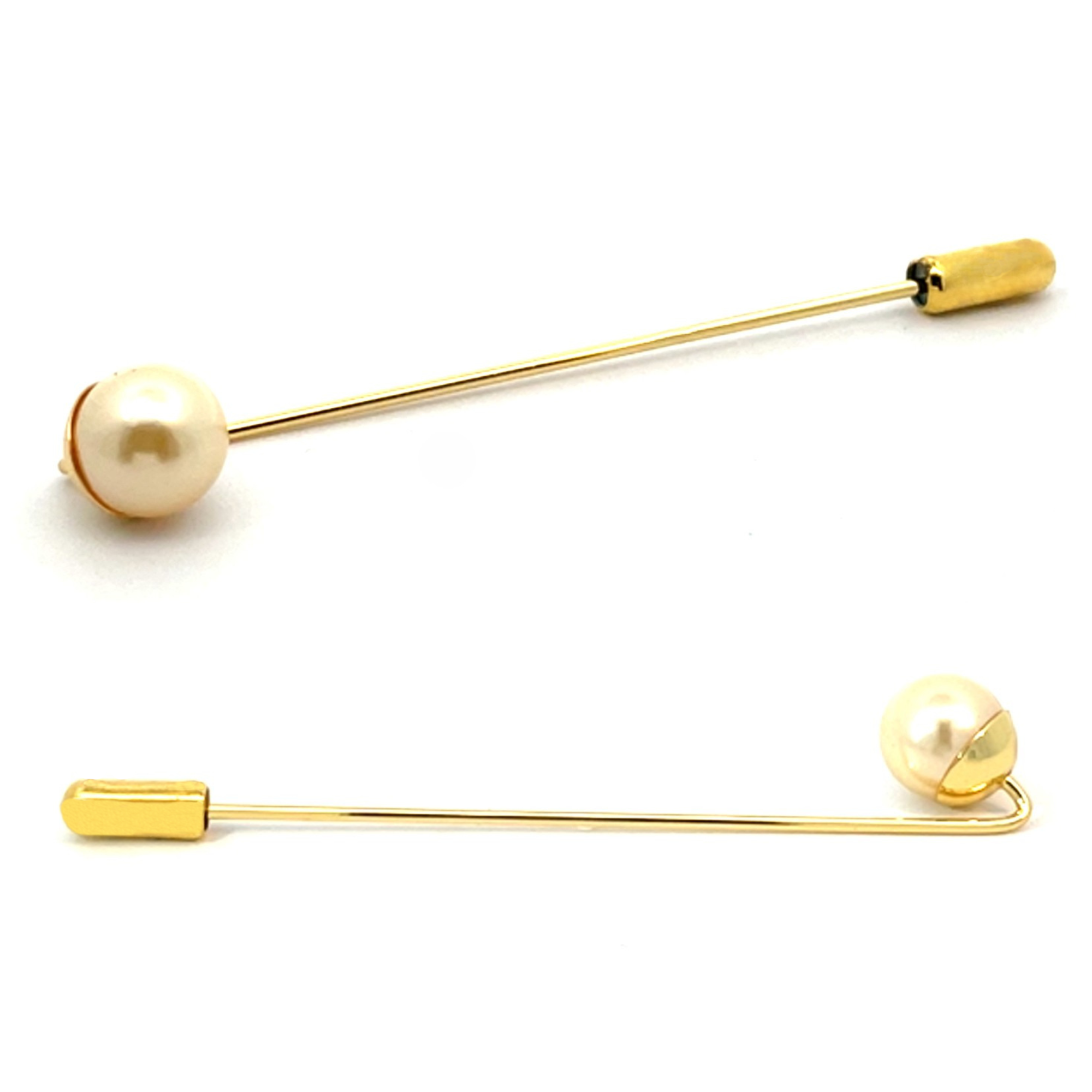 Pearl Stick Pin in Gold