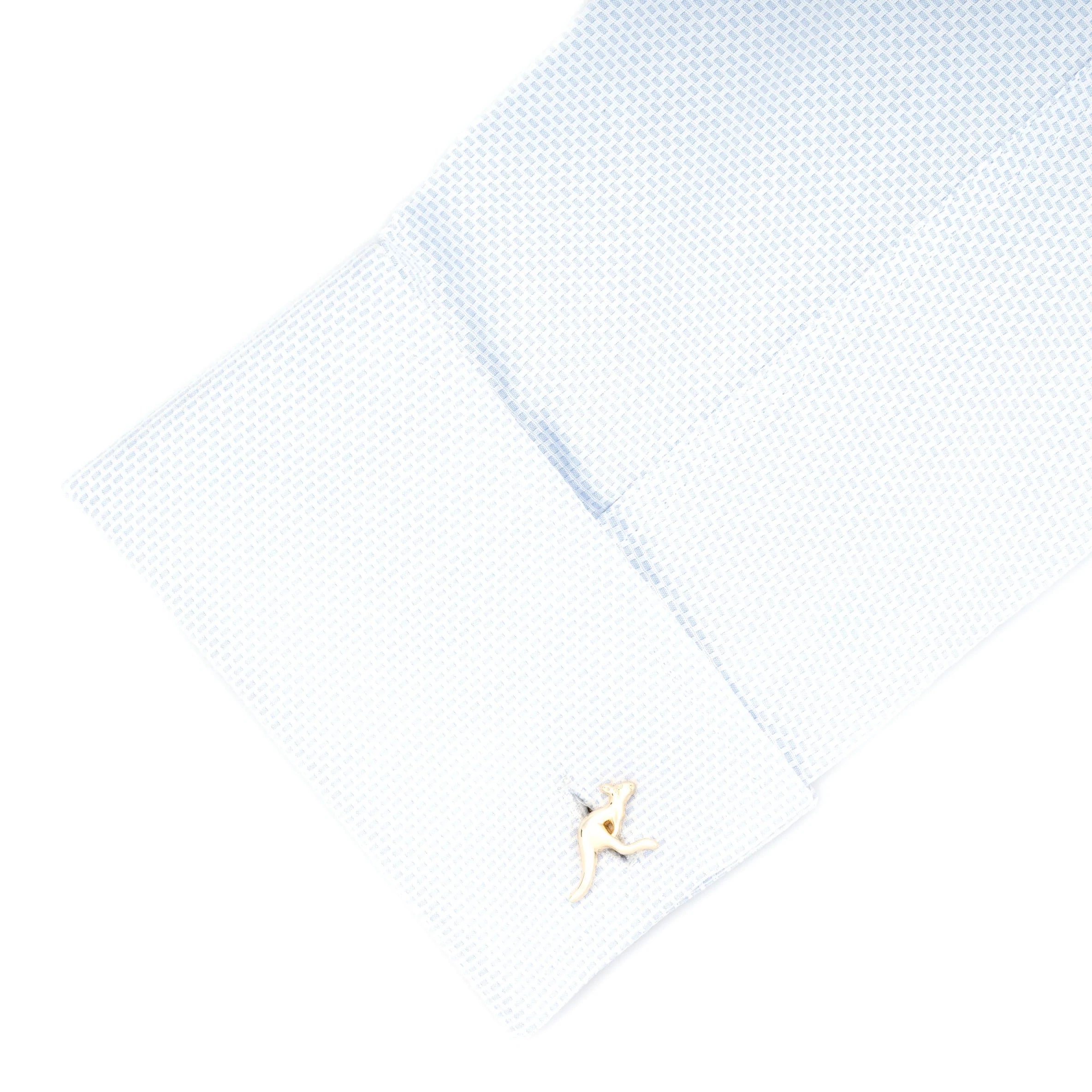 Australian Gold Kangaroo Cufflinks