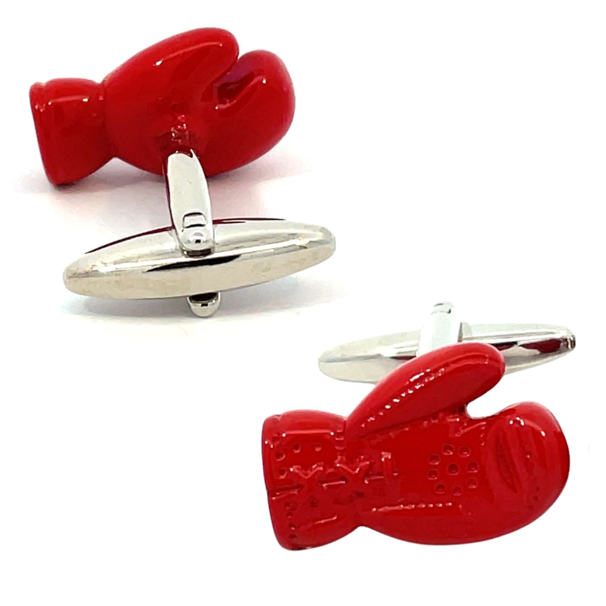 Red Boxing Gloves Cufflinks