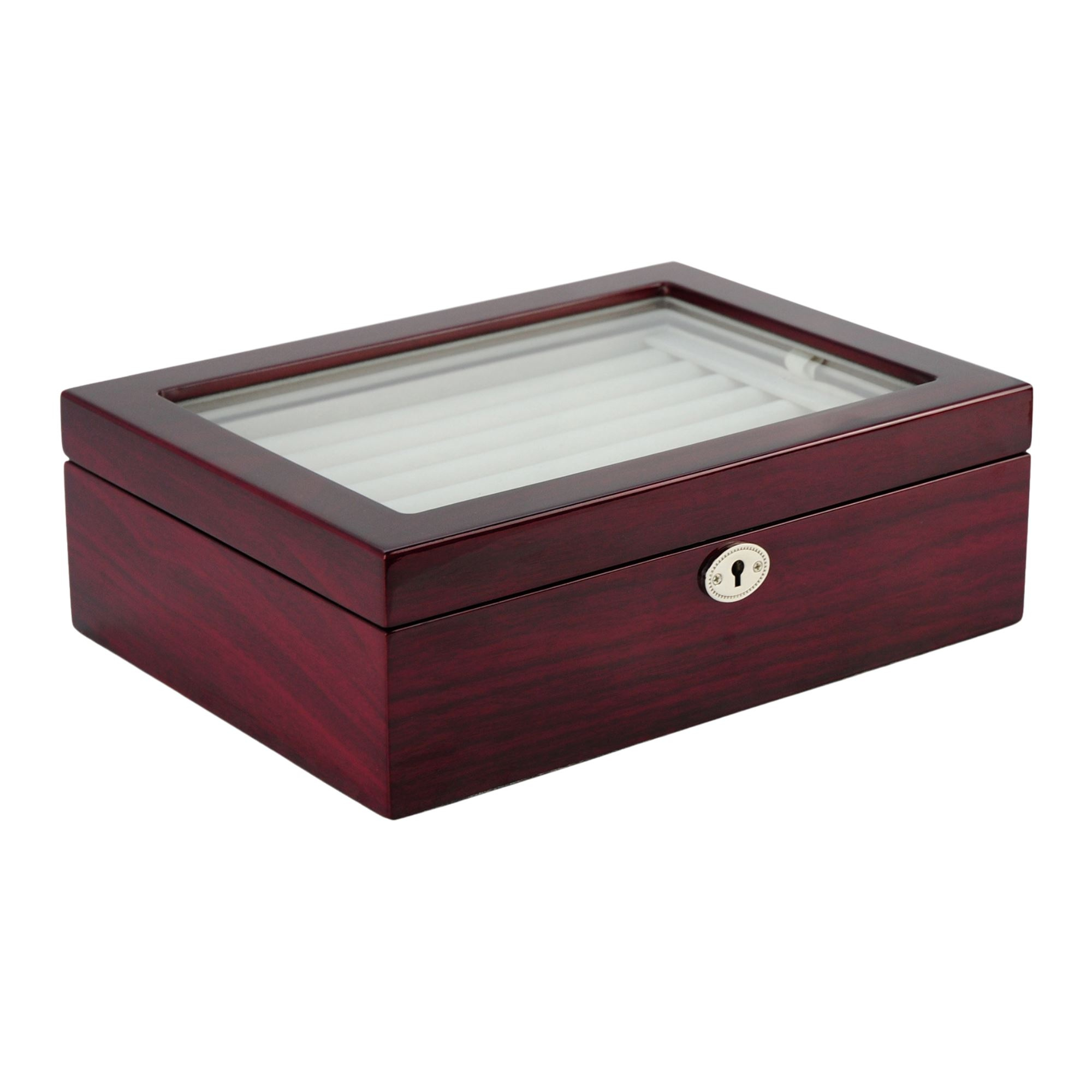 Seconds - 72 Pairs Cherry Wooden Cufflink Box