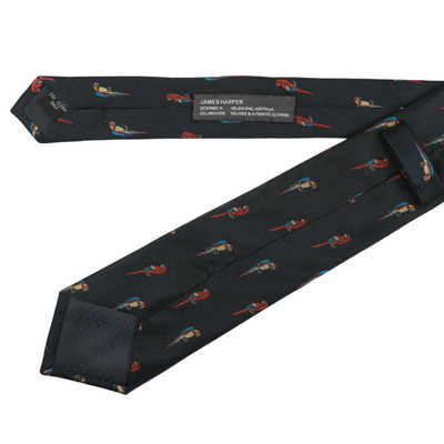 Parrot Dark Navy Tie