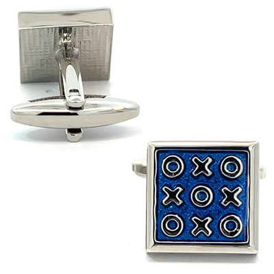 Tic Tac Toe Finished Cufflinks