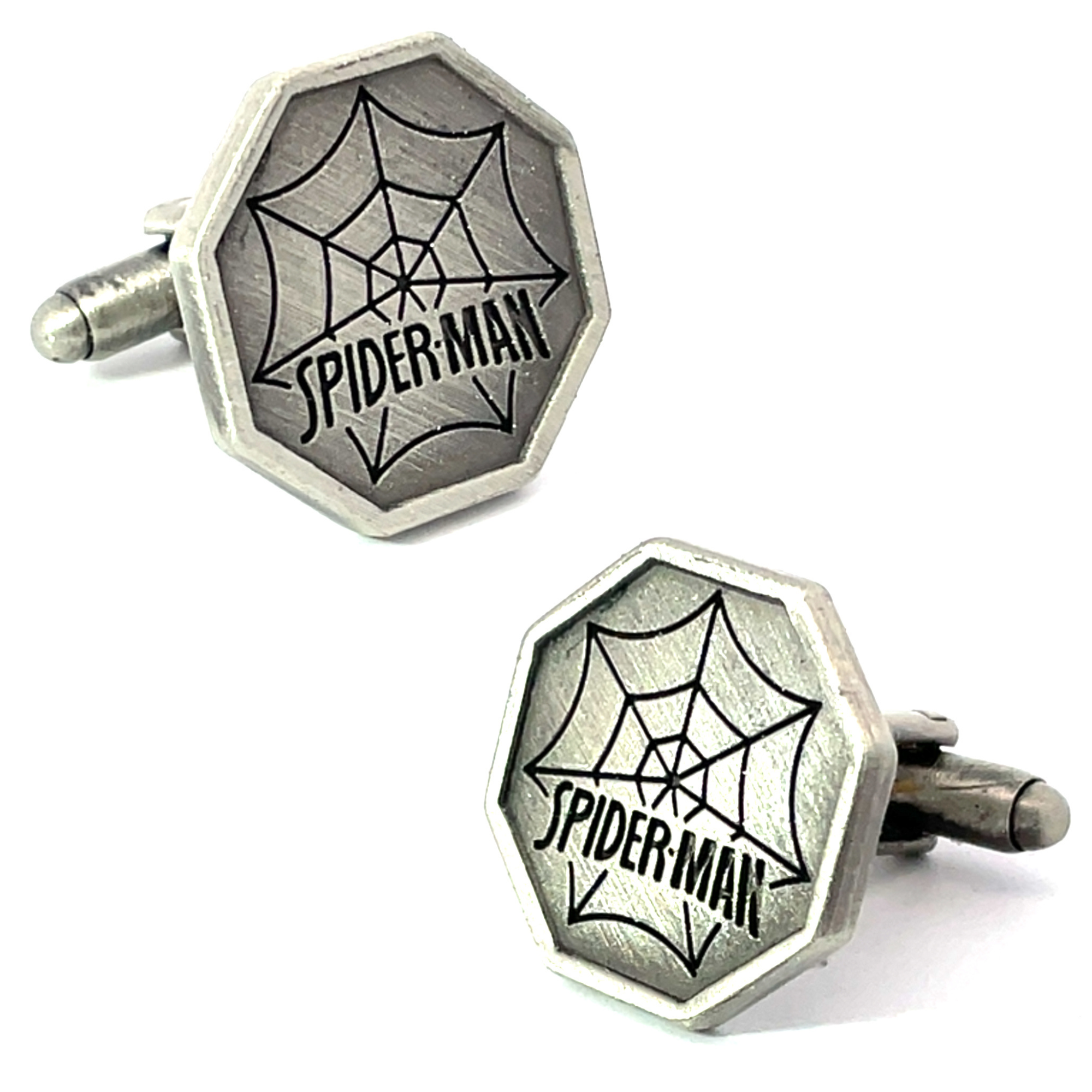 Spider-Man Antique Web Emblem Cufflinks