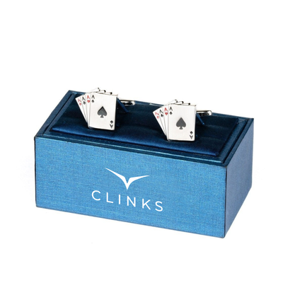 "Poker Ace" Playing Cards Cufflinks
