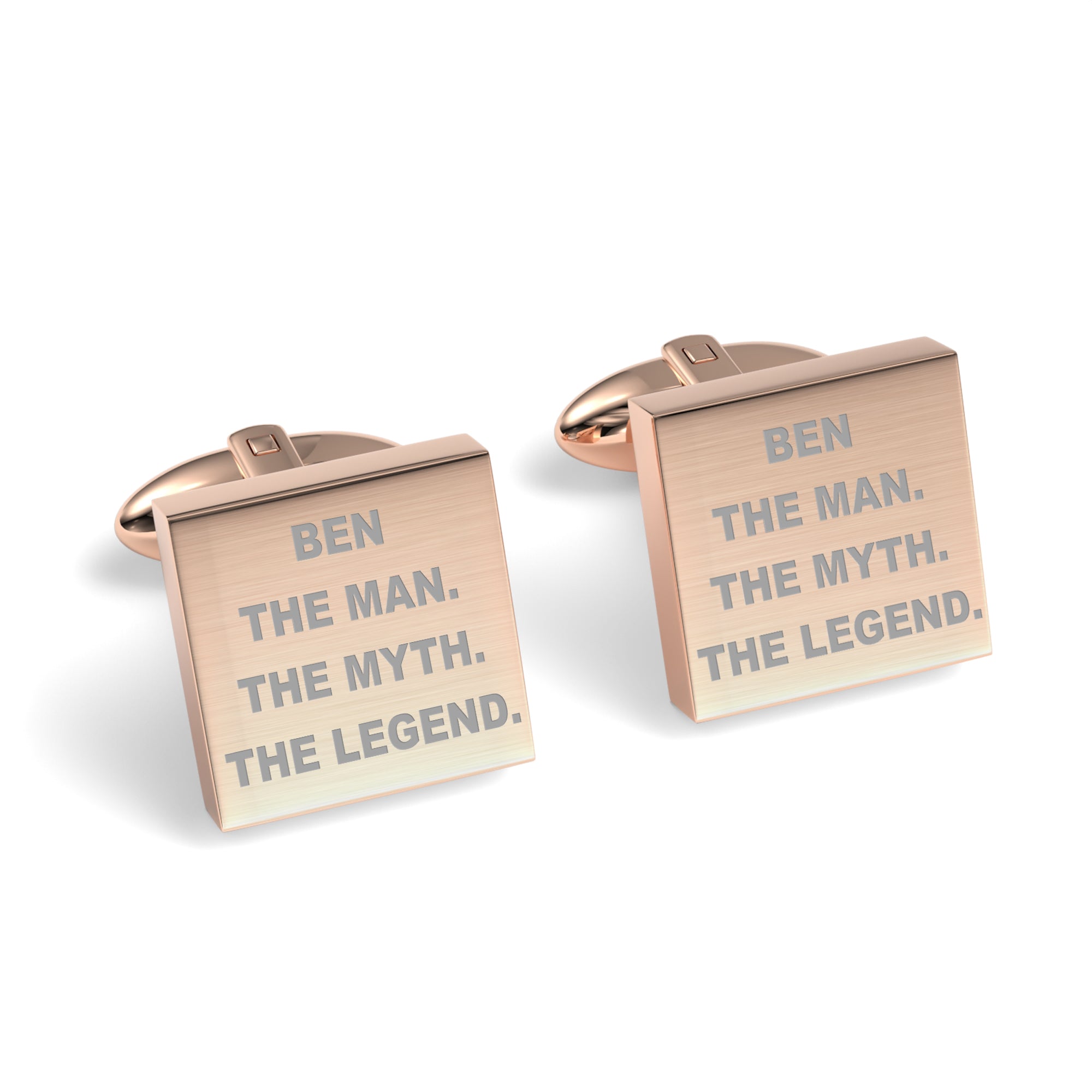The Man The Myth The Legend Engraved Cufflinks