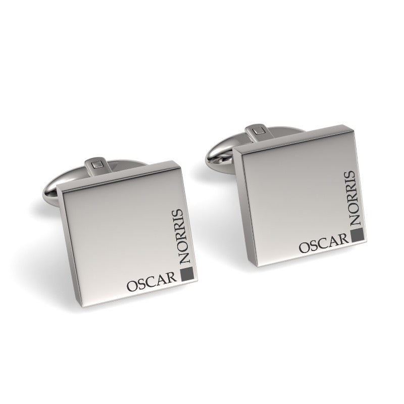 Full Name Engraved Cufflinks