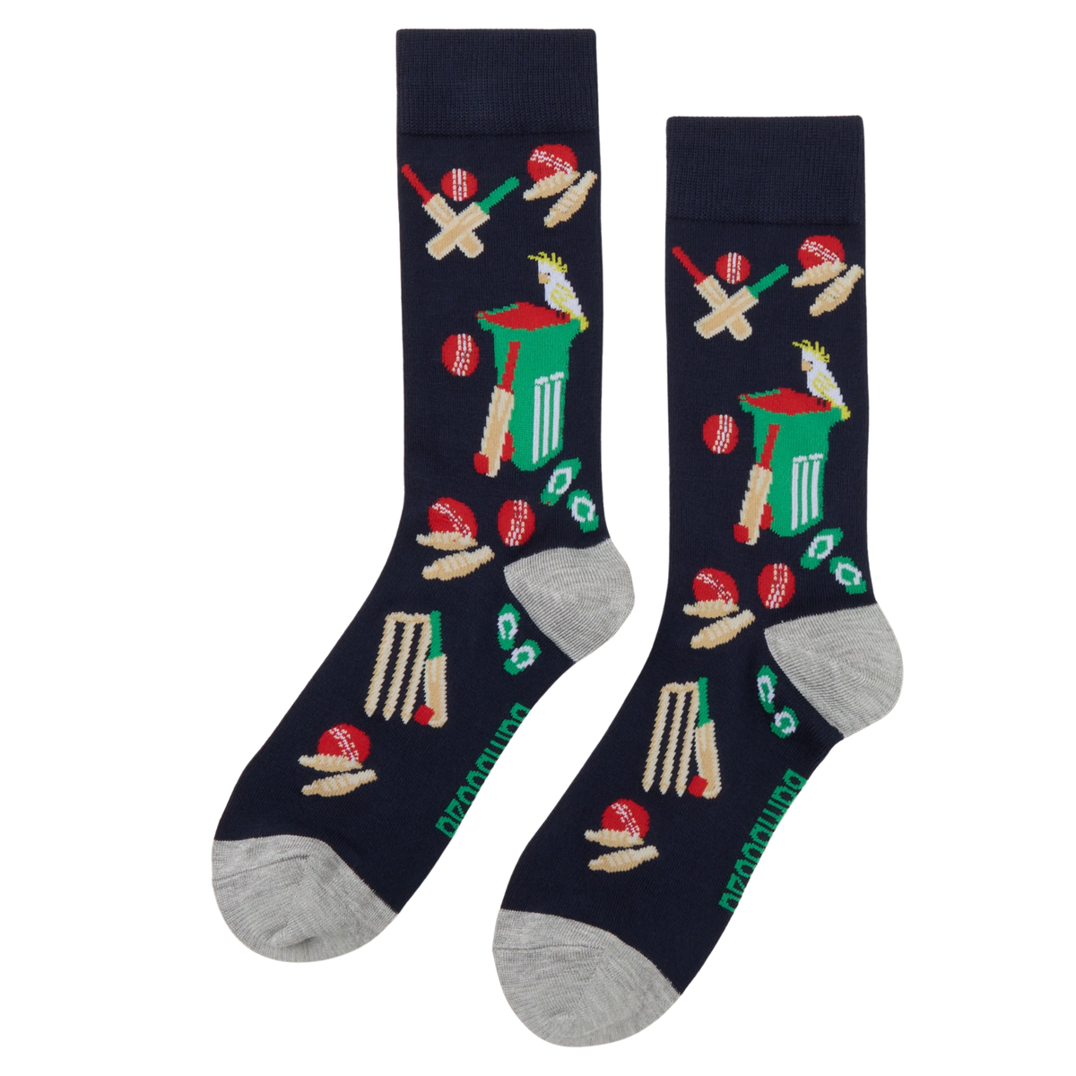 Mens Backyard Hero Bamboo Sock Card