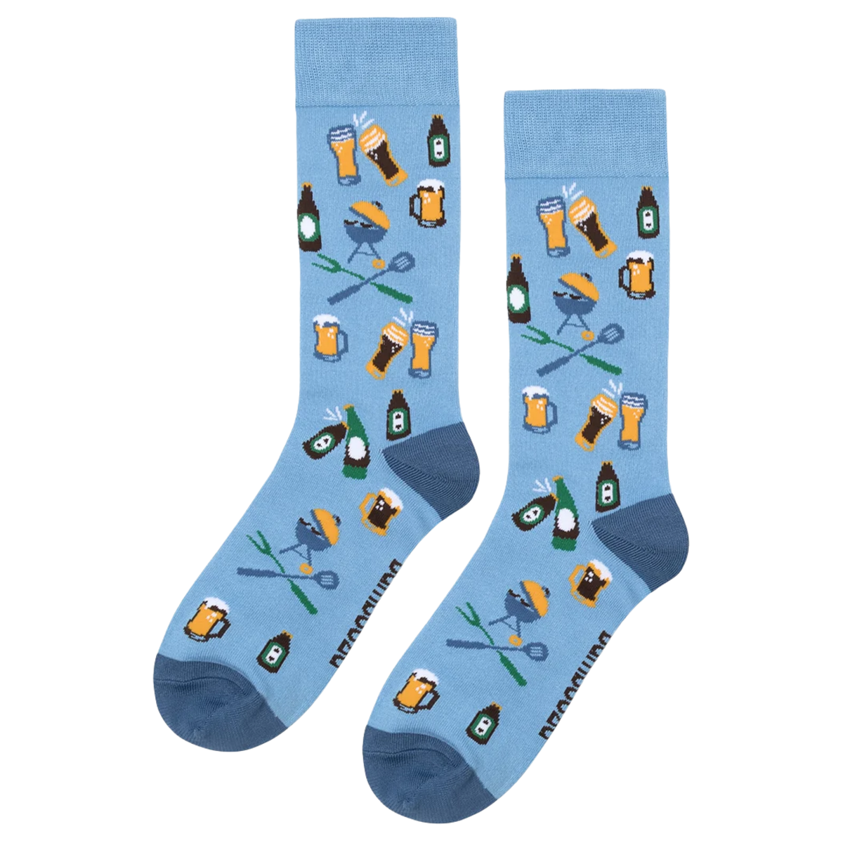 Mens BBQ King Bamboo Sock Card