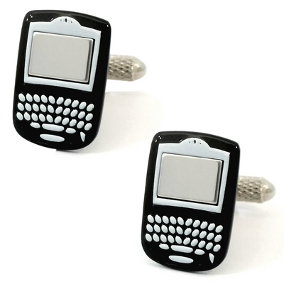 Blackberry-style Cufflinks Black