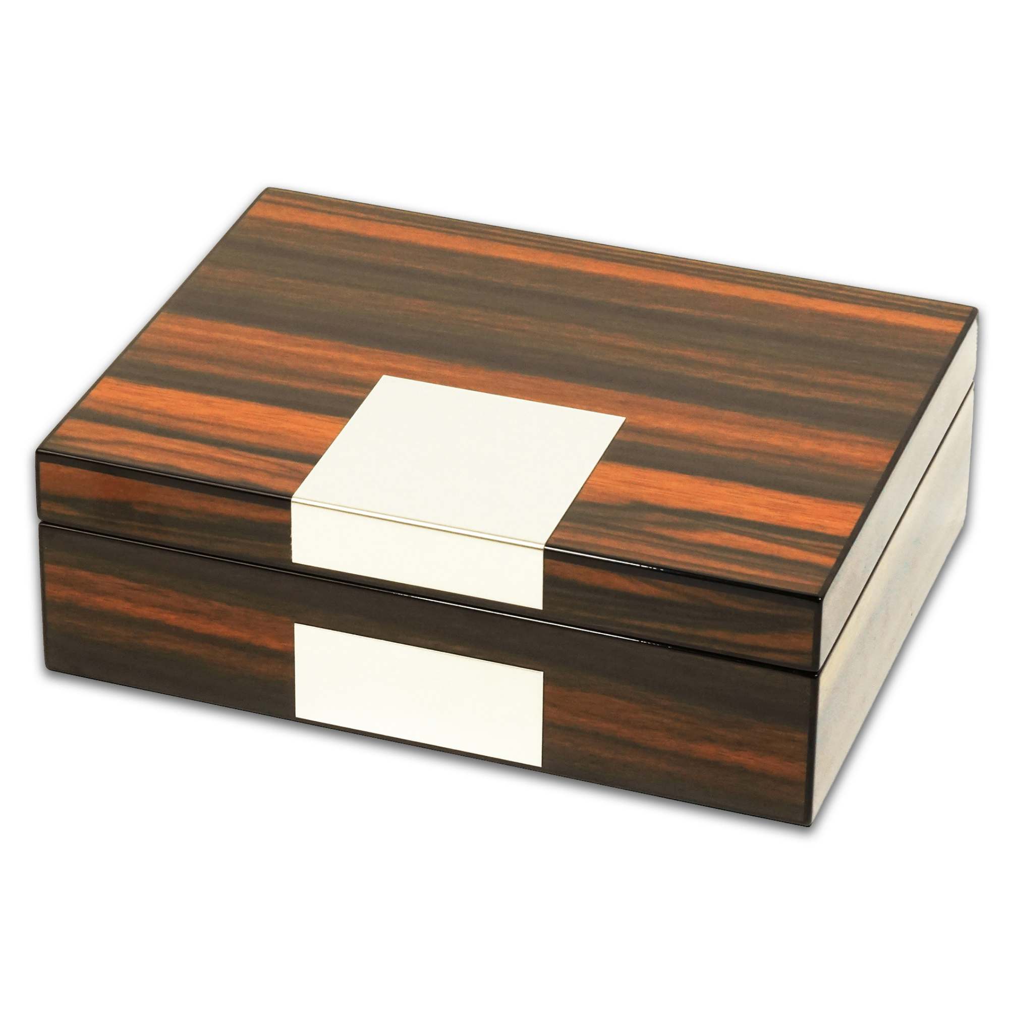 Seconds - Ebony Wooden Cufflink Watch Box