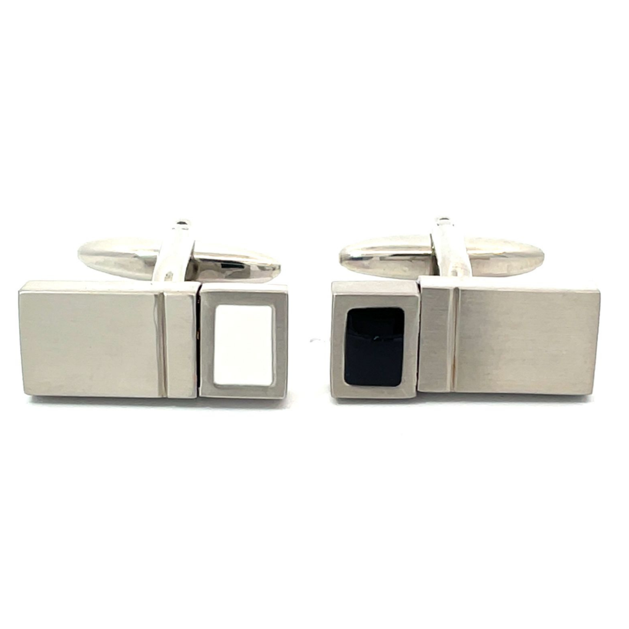 With a Twist Cufflinks - Black & White