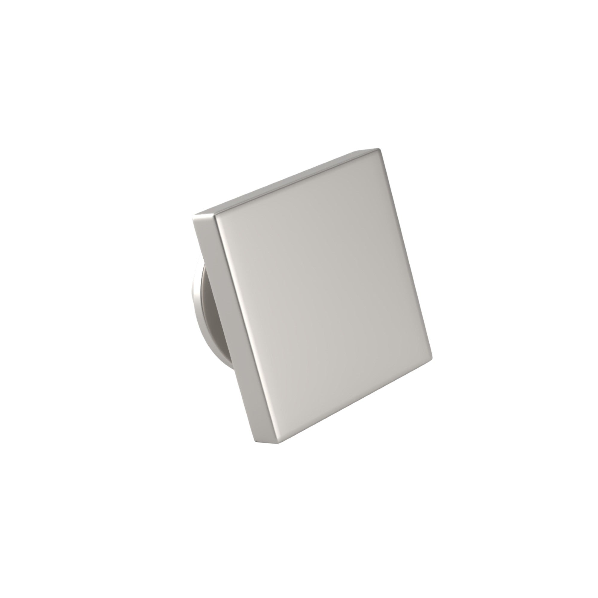 Square Brushed Silver Engravable Lapel Pin