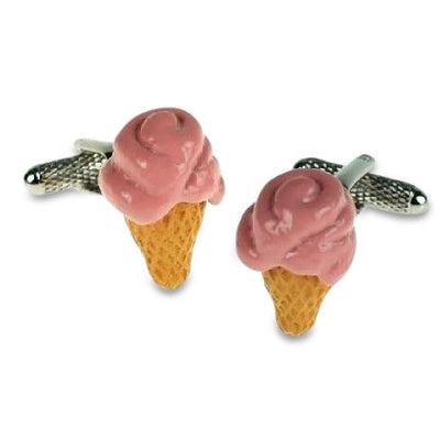 Ice Cream Cone Cufflinks