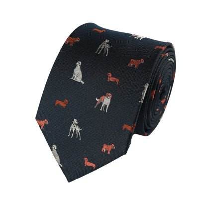 Dogs Navy Tie