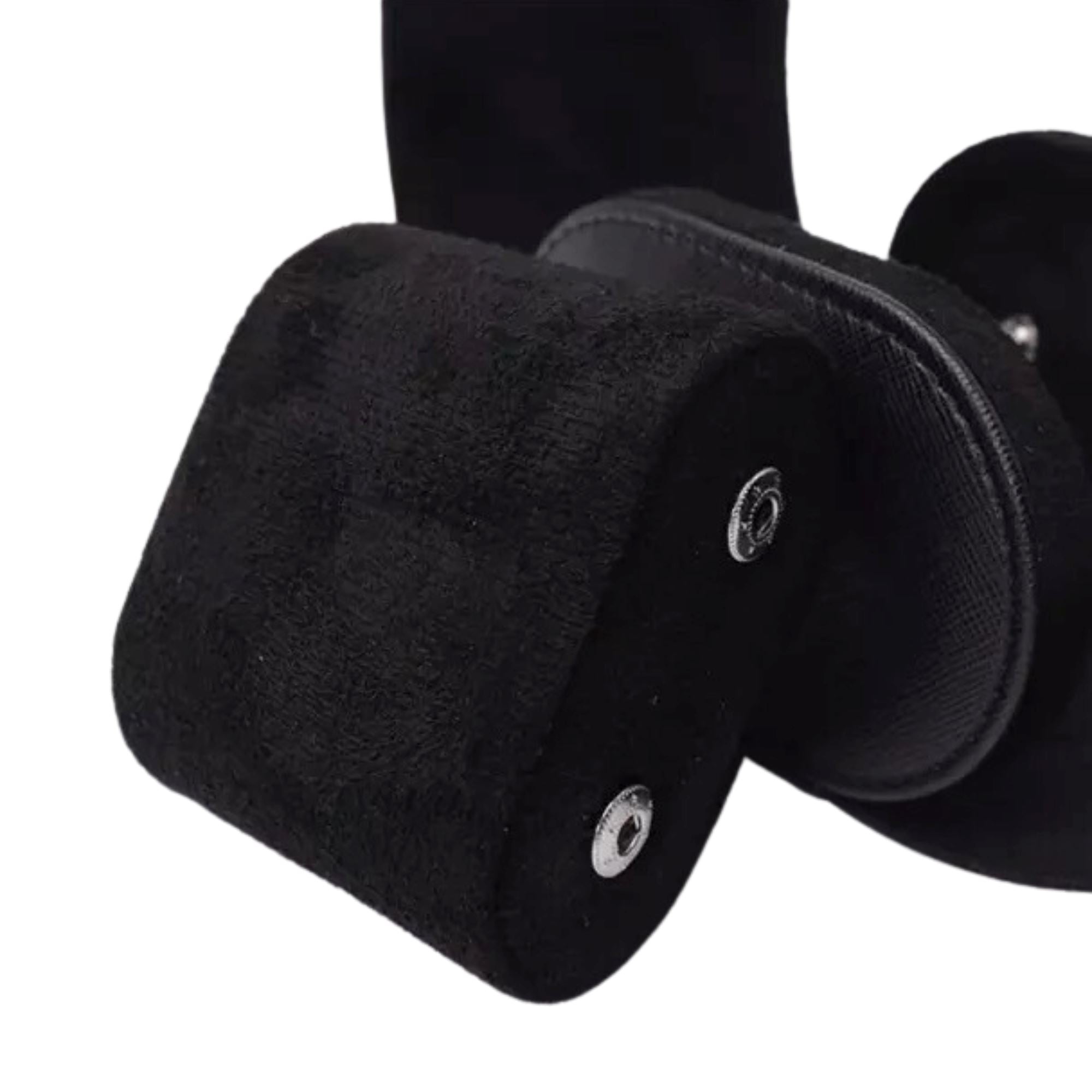 Watch Roll Case for 1 in Black Vegan Leather Watch Boxes Clinks 