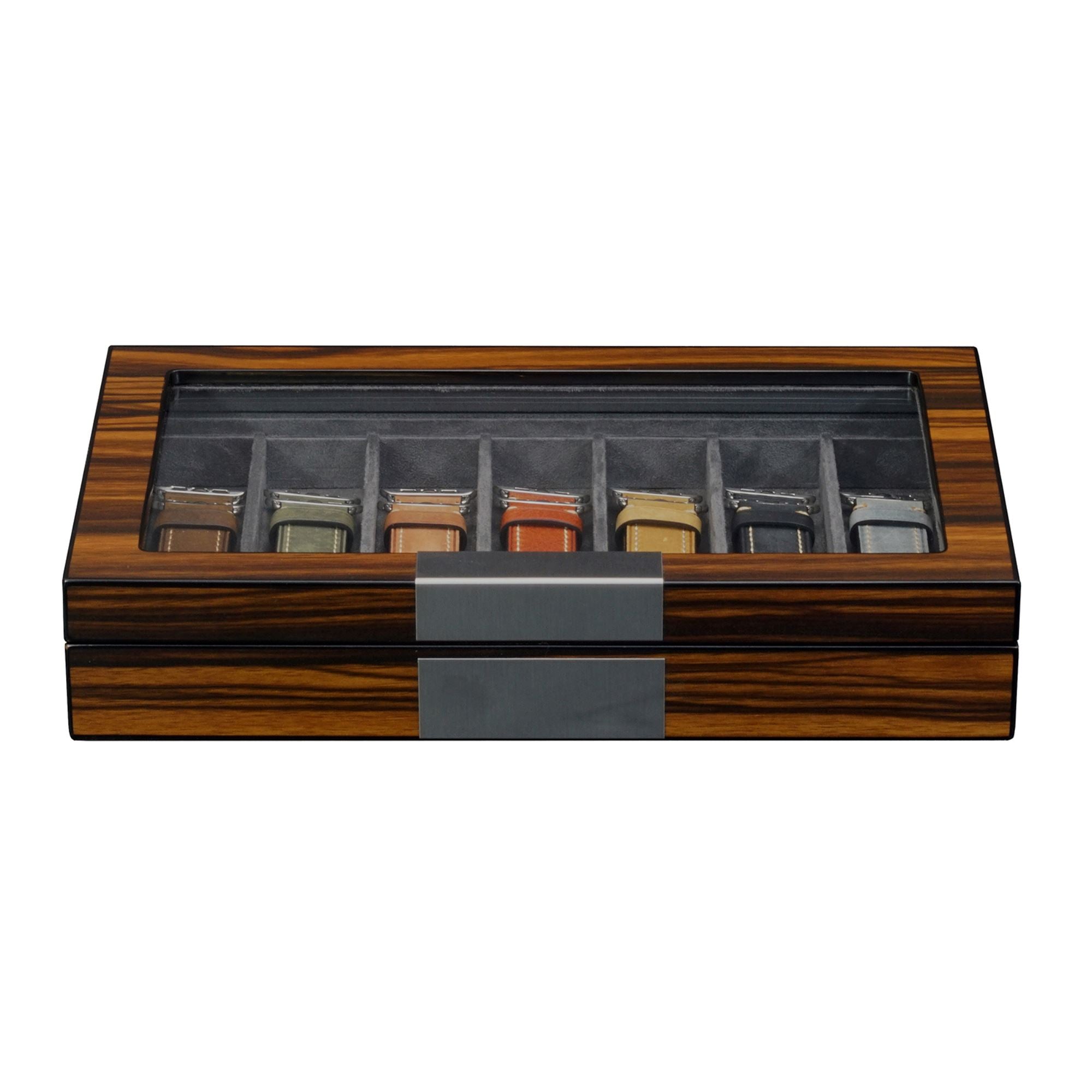 7 Slots Wooden Watch Straps Box Watch Boxes Clinks Australia 