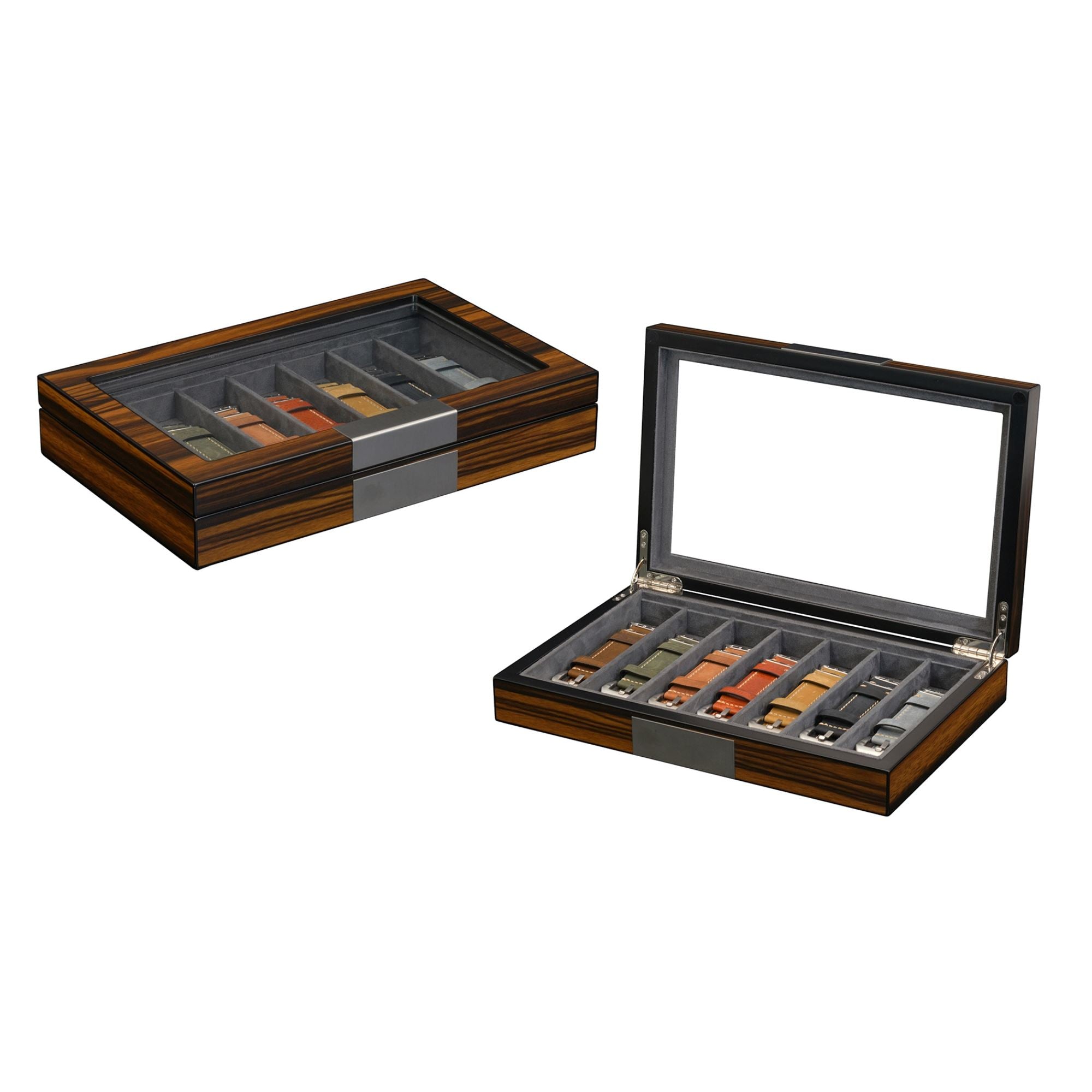 7 Slots Wooden Watch Straps Box Watch Boxes Clinks Australia 