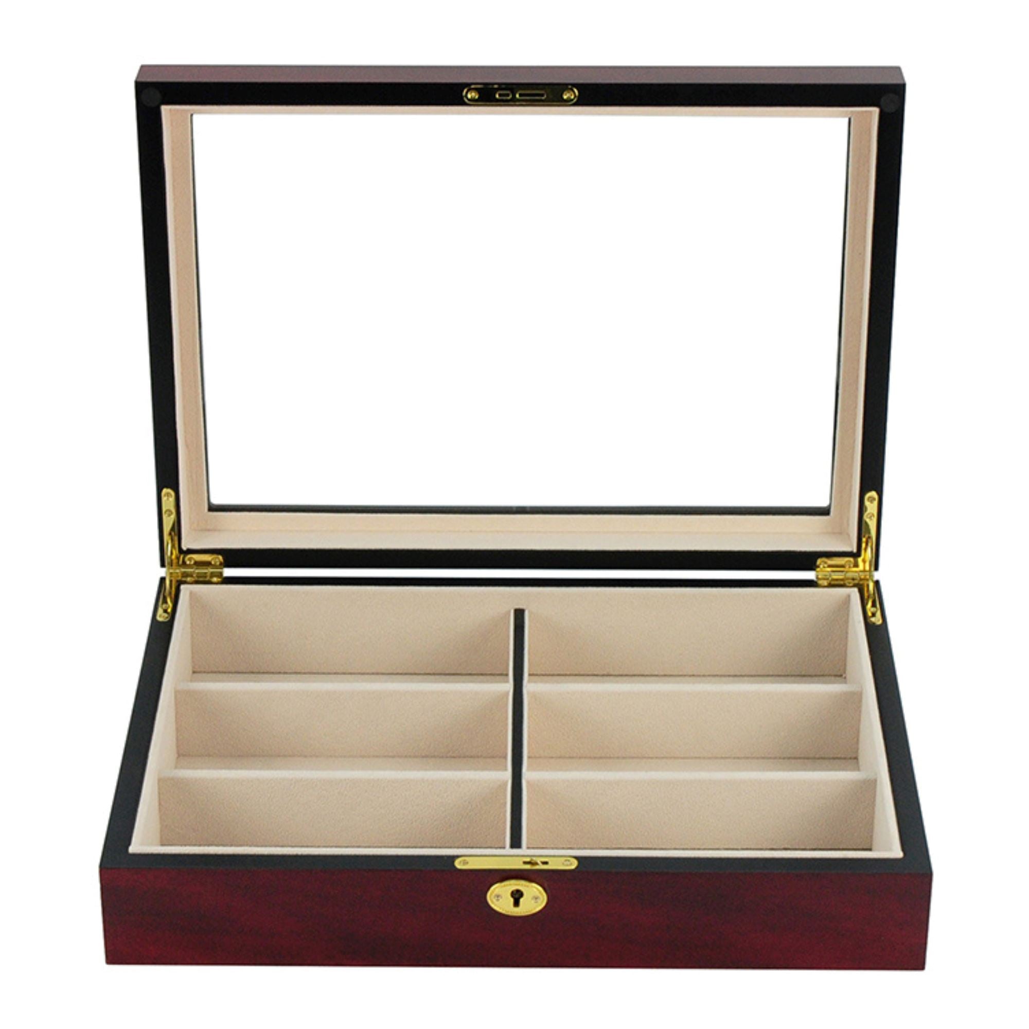 6 Pairs Cherry Wooden Sunglass Box Storage Boxes Clinks Australia 