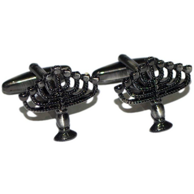 Hannukah Menorah Candle Holder Cufflinks