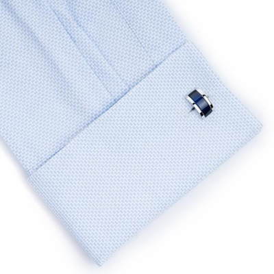 Midnight Blue Cateye Cufflinks