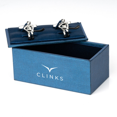 Ice Hockey Player Cufflinks