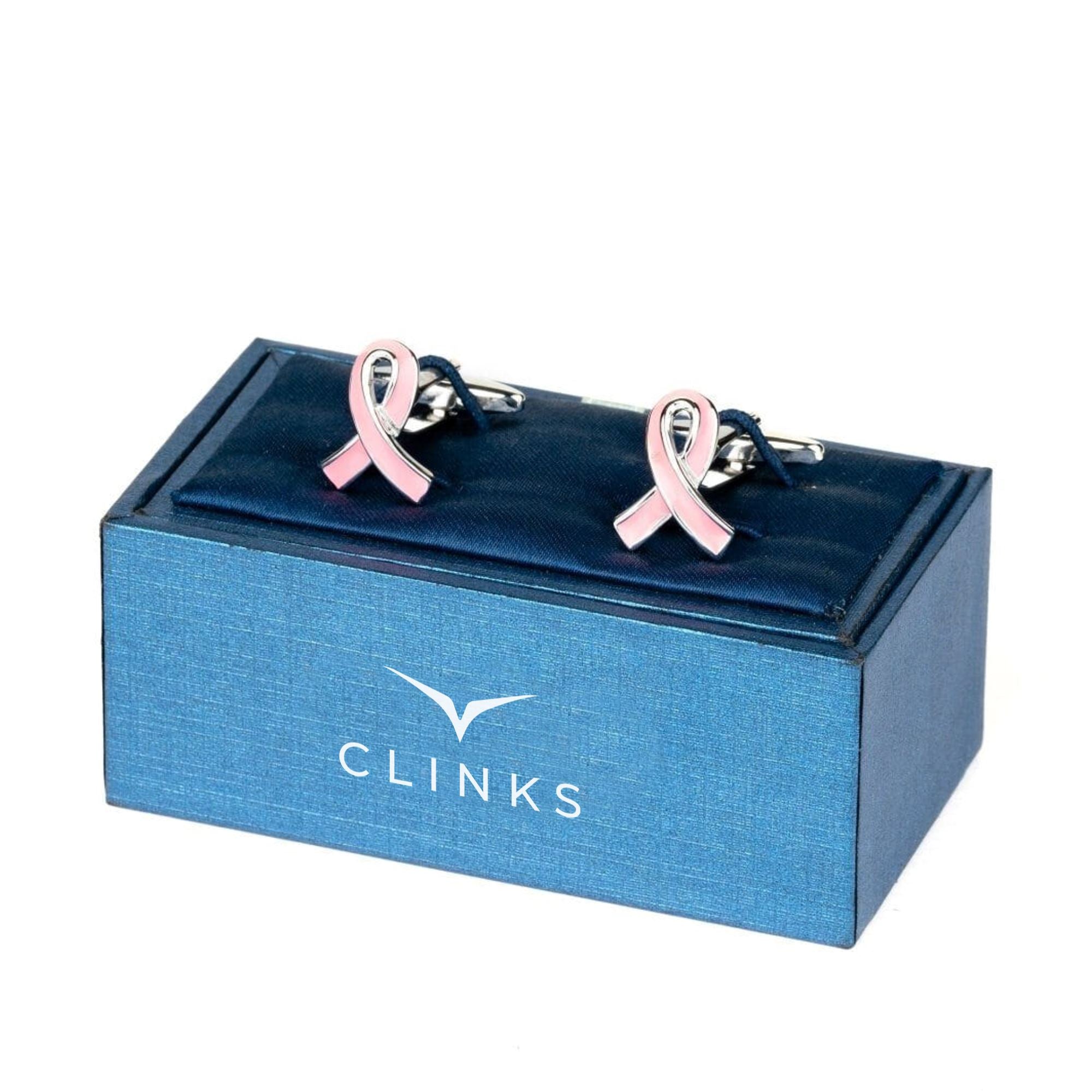 Pink Ribbon Breast Cancer Awareness Cufflinks Novelty Cufflinks Clinks Australia 