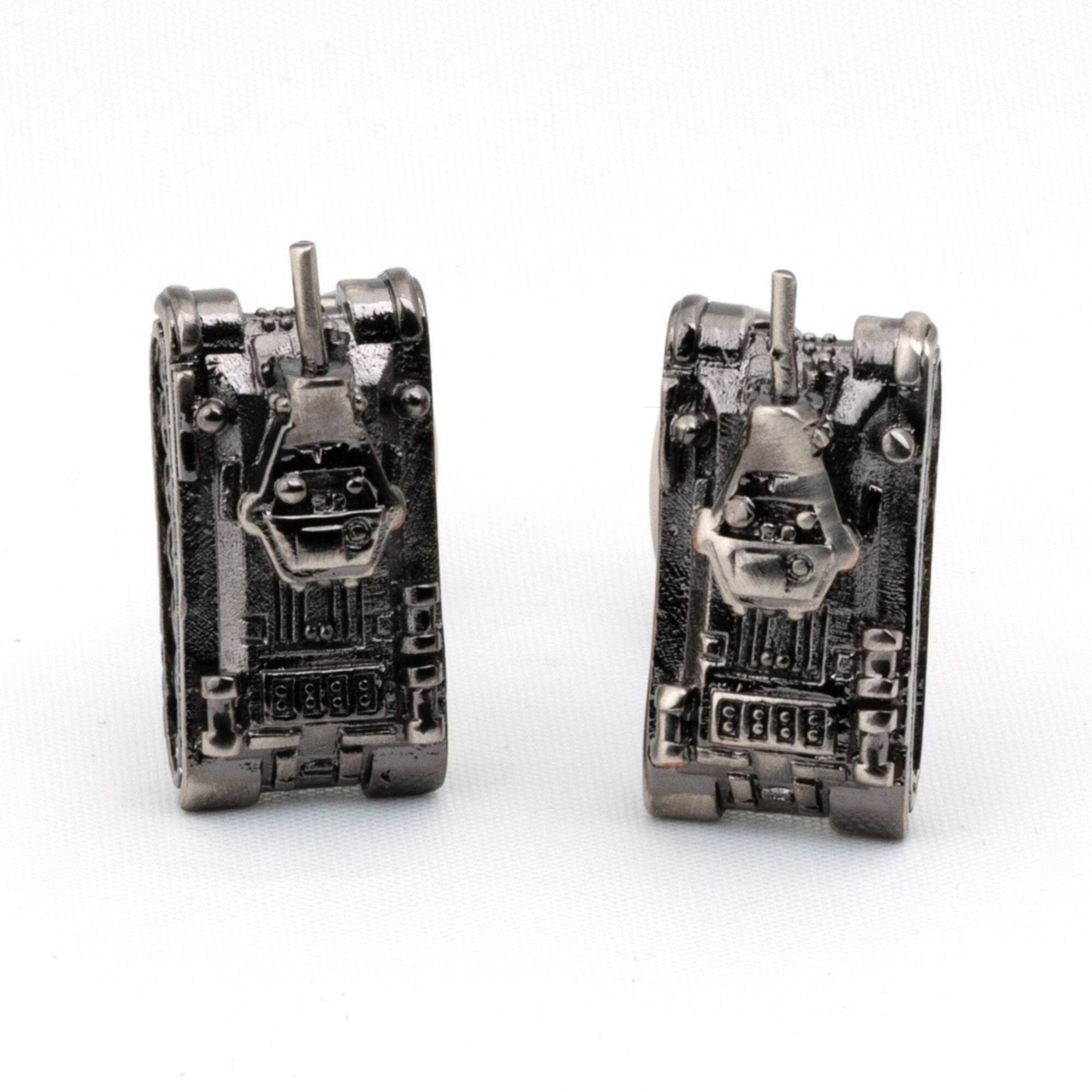 Gunmetal Army Tank Cufflinks Novelty Cufflinks Clinks Australia 