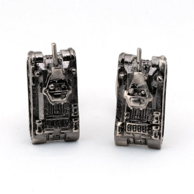 Gunmetal Army Tank Cufflinks