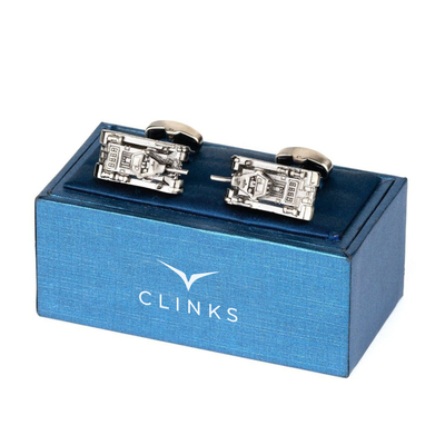 Gunmetal Army Tank Cufflinks