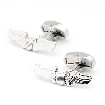 Pilot Wings Aviation Insignia Cufflinks