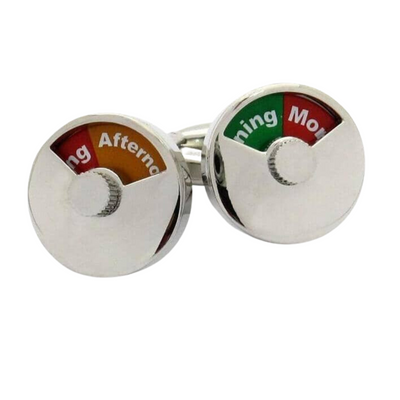 Morning Afternoon and Night Cufflinks