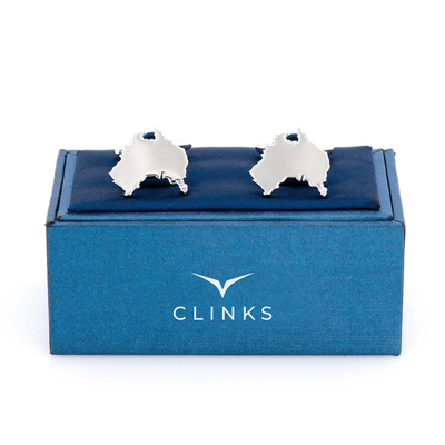 Outline Australian Map Cufflinks