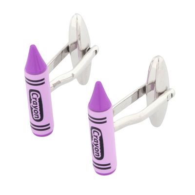 Purple Crayon Cufflinks