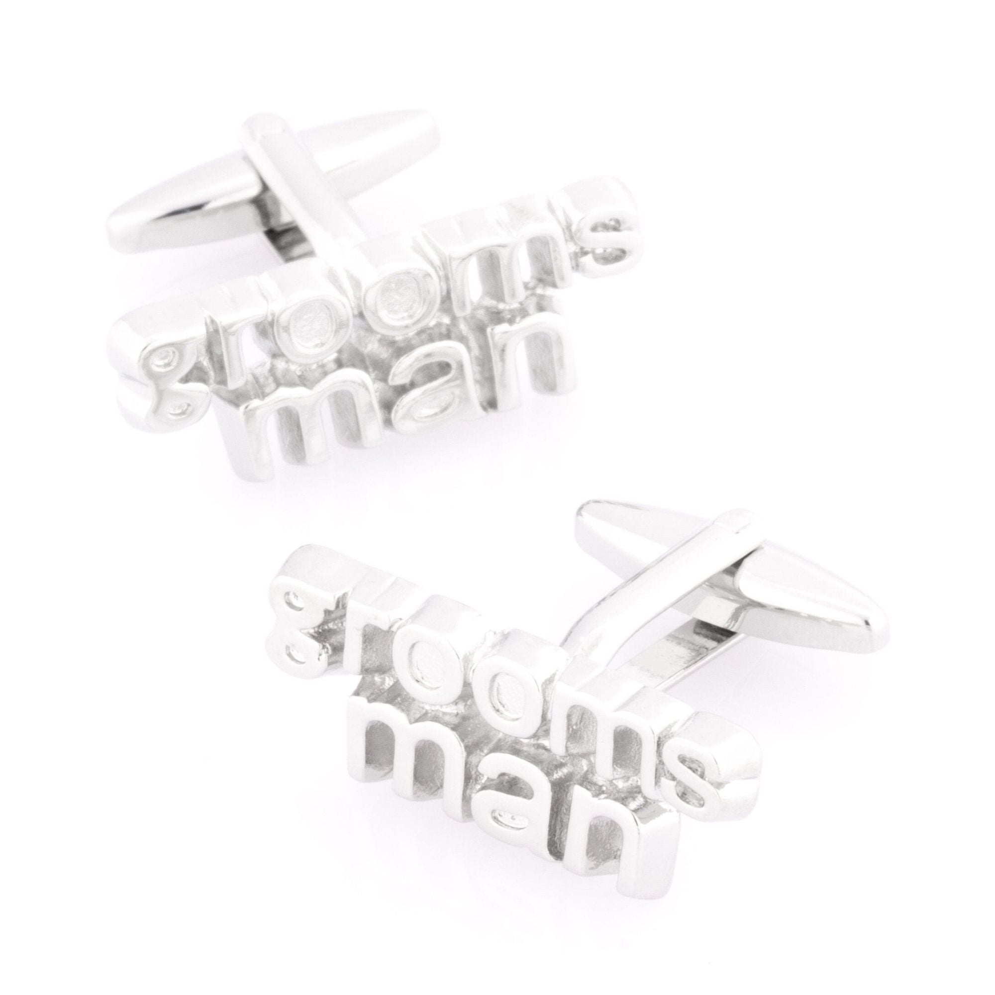 Groomsman cut-out style Wedding Cufflinks