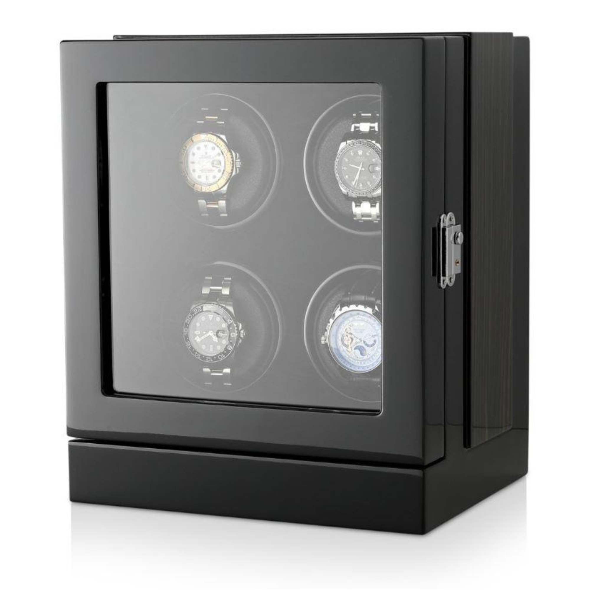 Sydney Watch Winder Box for 4 Watches in Black