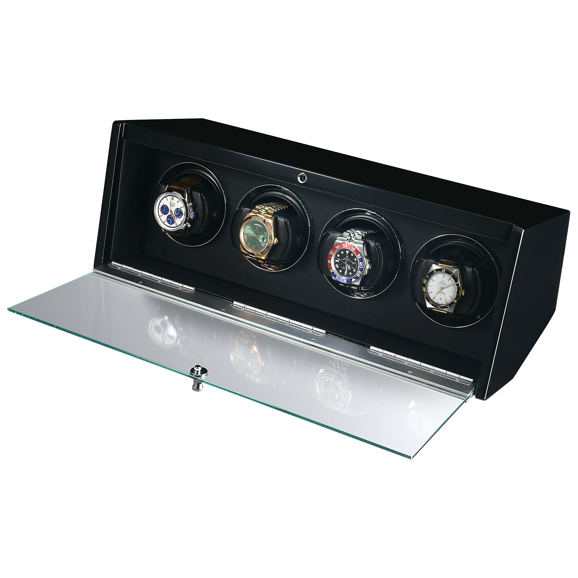 Theodore Watch Winder for 4 Black