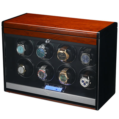 Vancouver Watch Winder for 8 Wood Grain
