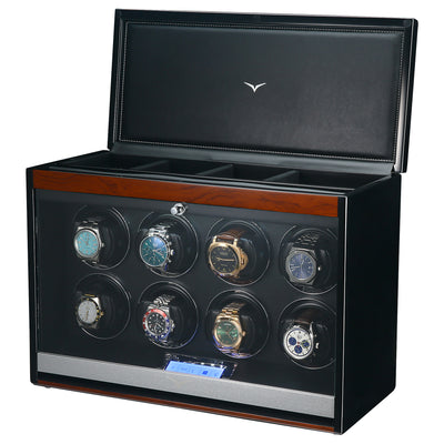 Vancouver Watch Winder for 8 Wood Grain