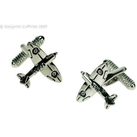 Supermarine Spitfire Aeroplane Cufflinks