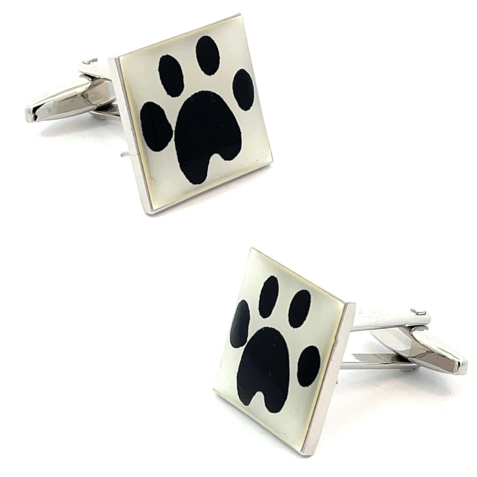 Paw Print Cat Cufflinks