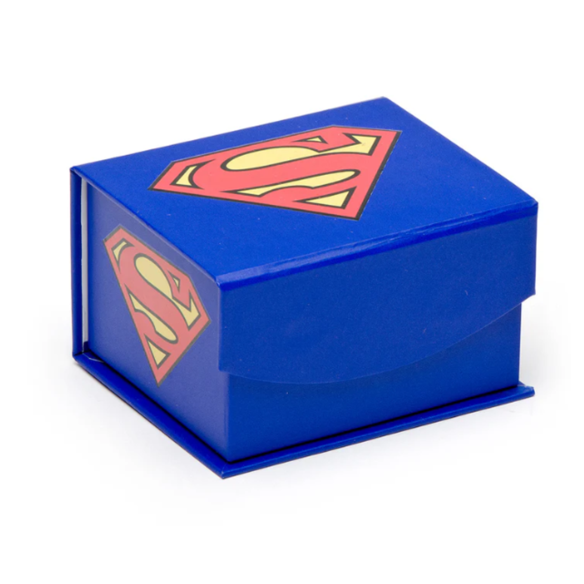 DC Superman Shield Satin Black Cufflinks