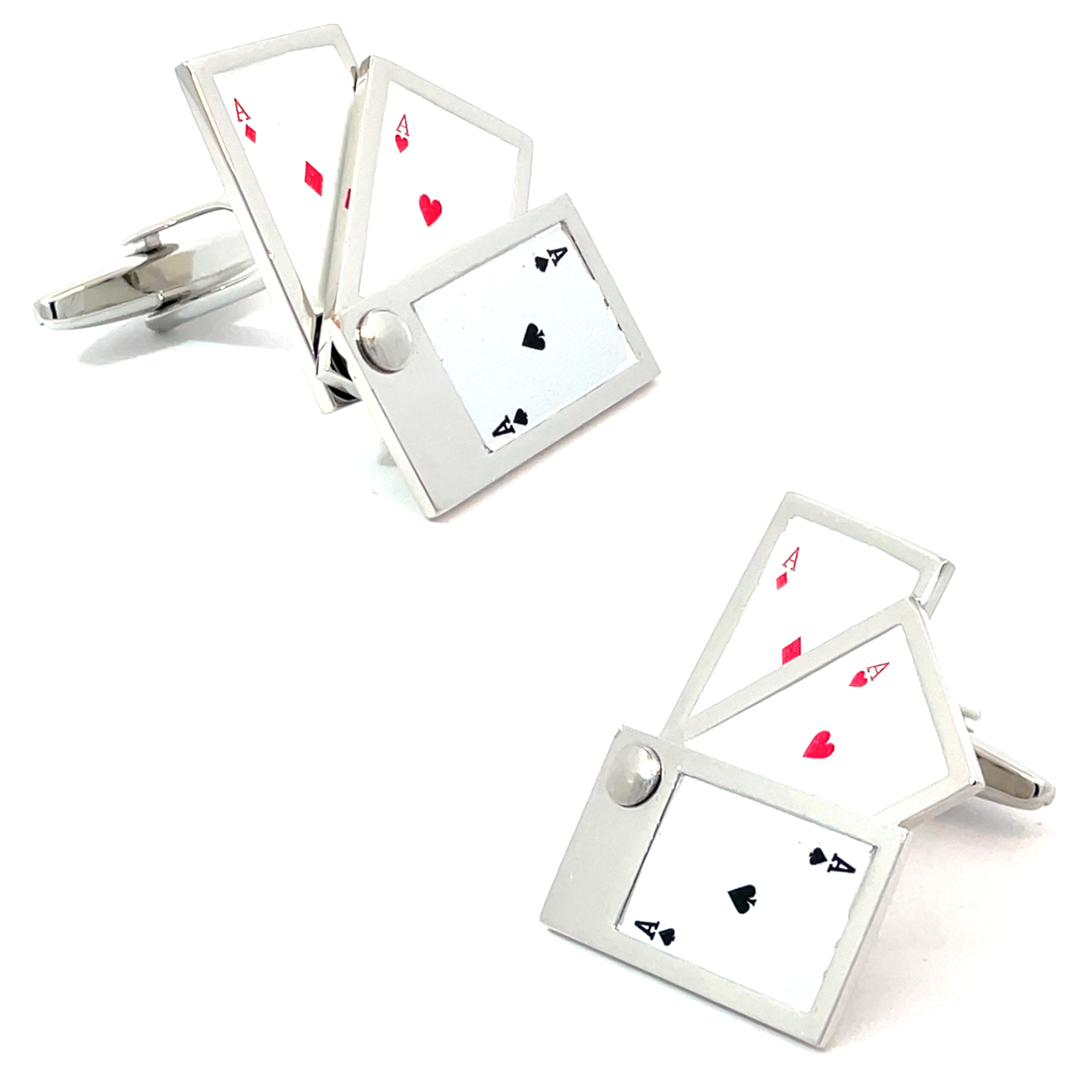 "Flip Out" Playing Cards Cufflinks